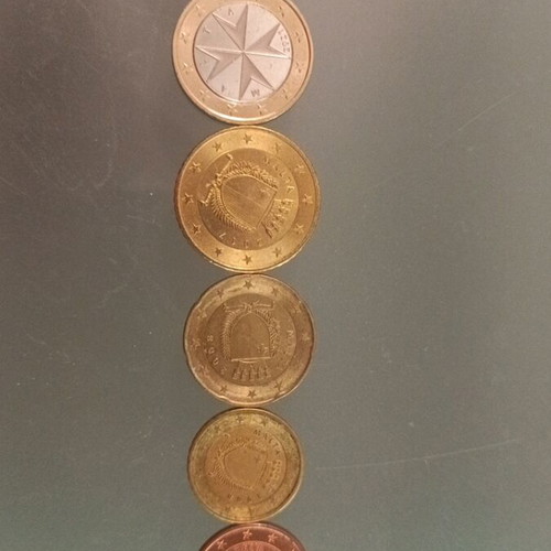 Malta euro coin set 5c to 2 euro circ