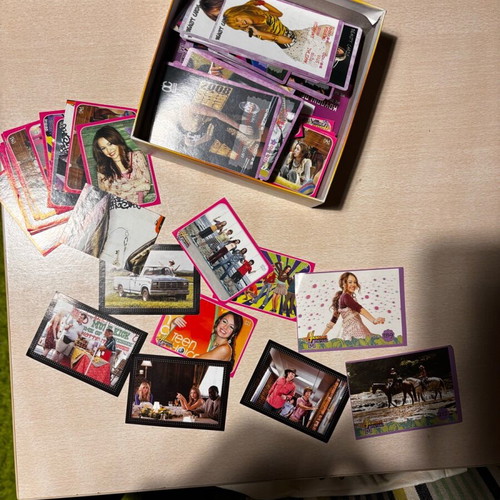 Hannah Montana cards and stickers like new