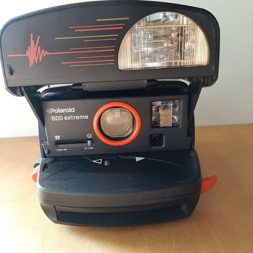 Polaroid 600 Extreme vintage instant camera used