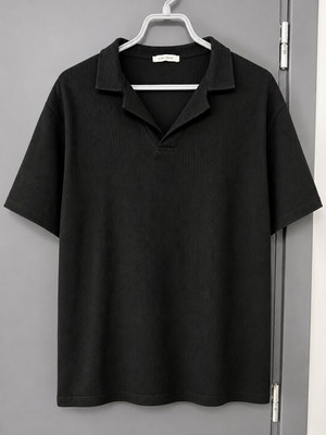 LCW Polo black men's T-shirt used, size L