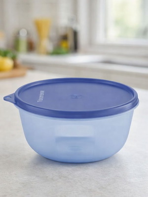 Tupperware Modular Bowl 1.5L Blue with Lid