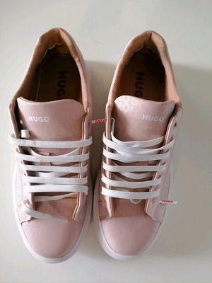 Hugo Boss pink athletic shoes size 39 like new