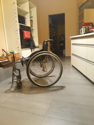 Quickie Sports Wheelchair used, titanium frame, manual