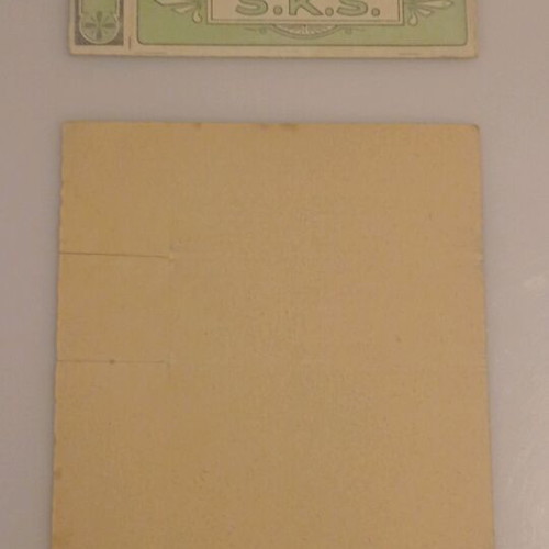 Handmade vintage cigarette packs like new, pack of 2 pieces