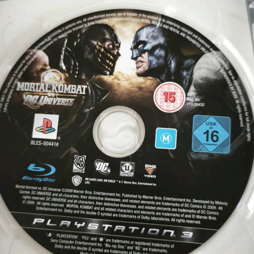 Mortal Kombat Vs DG Universe PS3 like new