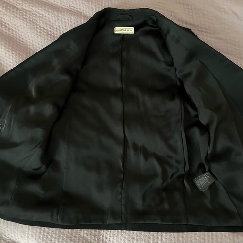 Lanvin x H&M tuxedo blazer black wool like new