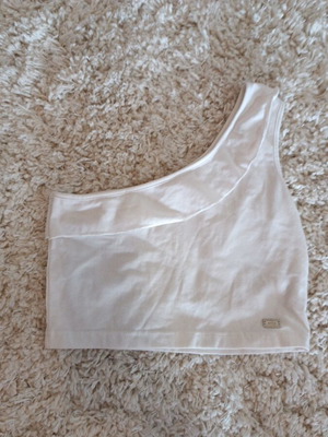 Evita One-Shoulder T-Shirt for Girls 12 Years Like New, White, Size 152 cm