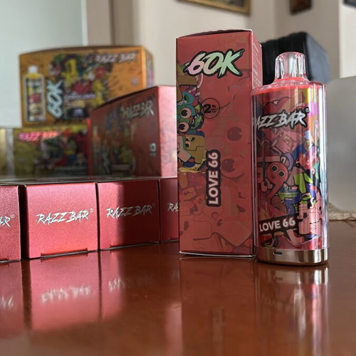 Razzbar Vape Monster 60k puffs disposable, new