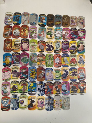 Pokémon rare tazos like new with Zekrom, Reshiram and more