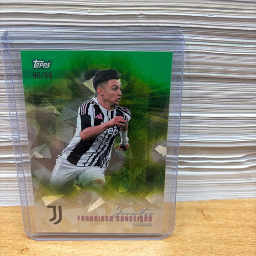 Francisco Conceicao 2025-26 Topps Juventus Team Set Green new