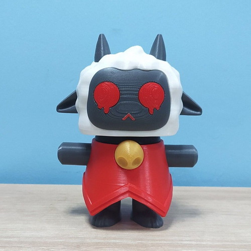 Cult of the Lamb figure 3D printed, 12 cm, new