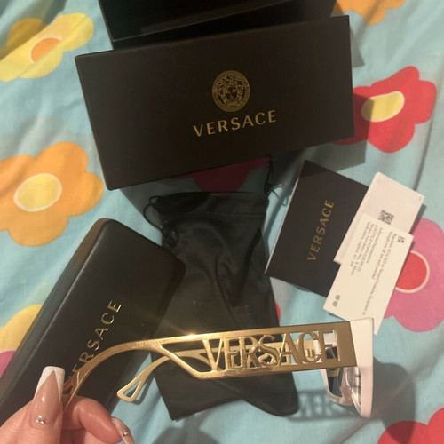 Versace sunglasses new, authentic, white