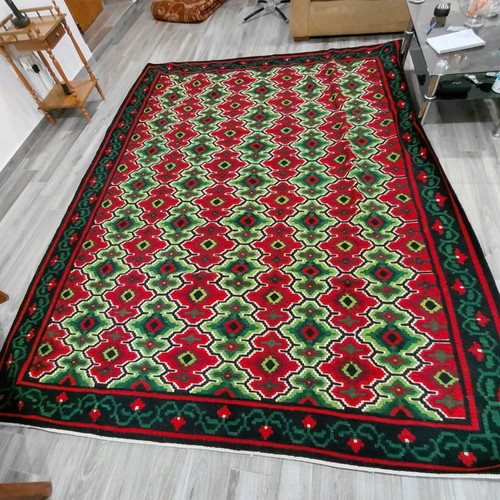 Handmade wool kilim from Leonidio 3.10×2.40 m, new