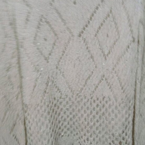 White blouse with bow and subtle sequin like new