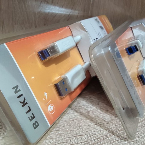 Belkin USB 3.0 cables pack, USB A to USB B, 3 meters, new, 2 pieces