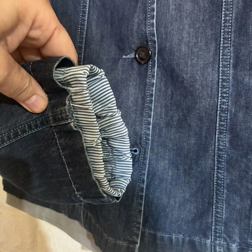 Armani Denim Jacket like new, double sided, blue, size M