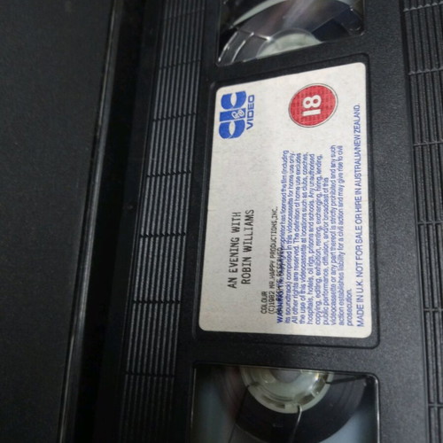An Evening With Robin Williams VHS tape flawless