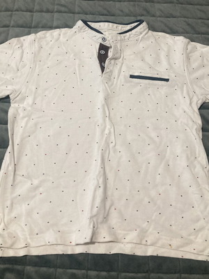 Zara kids' t-shirt used, size 128 cm, white multicolor