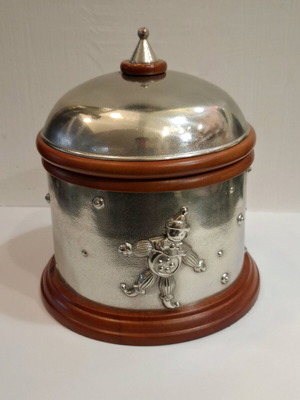 Κουτί αποθήκευσης Chopard Royal Selangor Pewter & Wood Happy Clown σαν καινούργιο