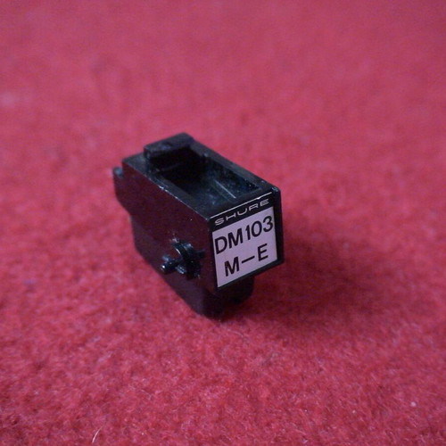 Shure DM103 M-E and M-75 Type D heads used, defective without needles