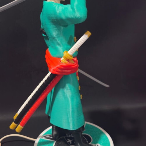 Roronoa Zoro 3D printed figure new, 35 cm