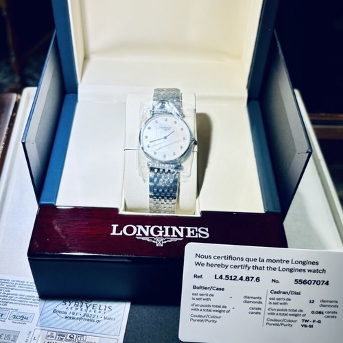 Longines La Grande Classique 29mm Diamond Dial New with Tags