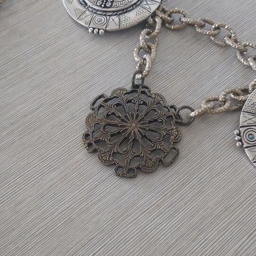 Nidodileda belt new adjustable silver