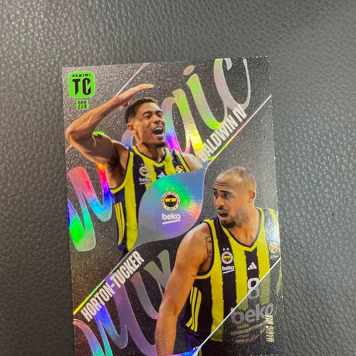 Baldwin & Tucker Dynamic Duo Euroleague card new