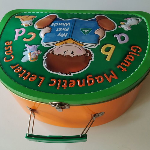 ELC Metal Letter Case with Cards and Magnetic Letters used