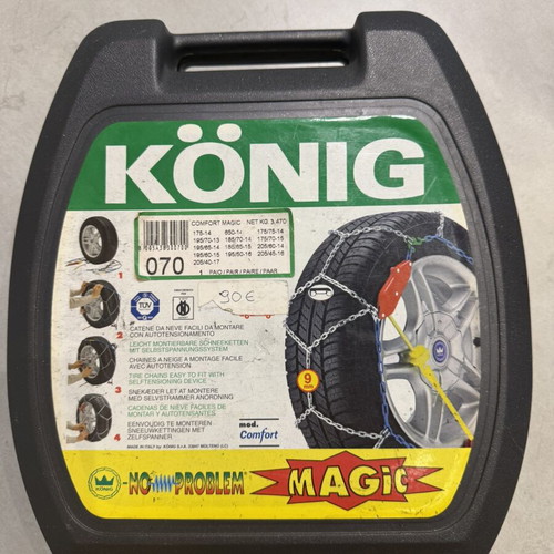 König Comfort Magic-9 Snow Chains 9mm new