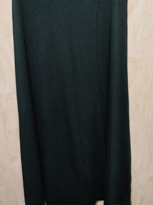 Maxi skirt dark green like new, size M-L