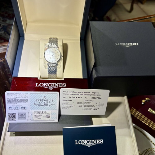 Longines La Grande Classique 29mm Diamond Dial New with Tags