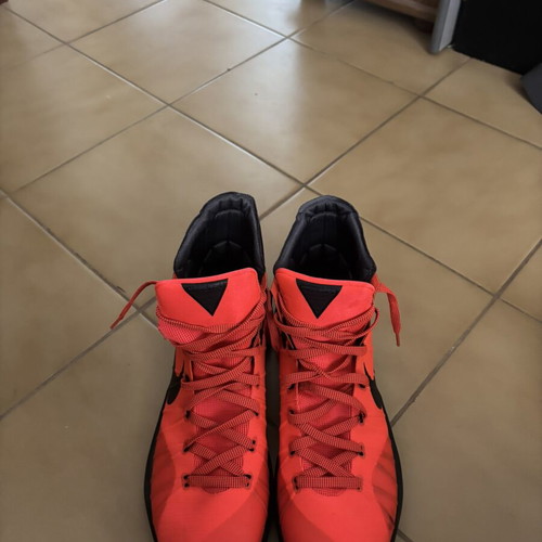 Nike Hyperdunk 2015 High basketball shoes like new, size 47.5, black and red