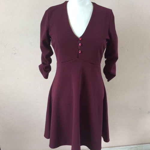 BSB Women's midi dress like new, burgundy, A-line, S/M