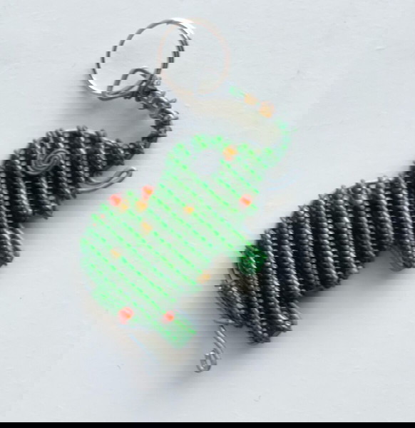 South African beaded key ring