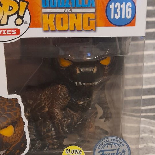 Funko Pop Burning Godzilla glow in the dark special edition new