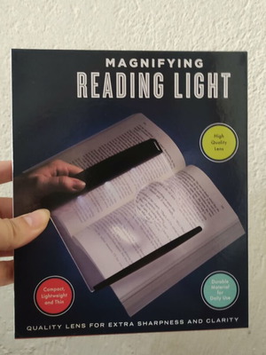Magnifying Reading Light new with high quality lens