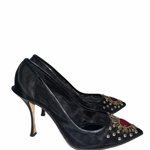 Dolce & Gabbana high heels like new, black and red, sizes 37.5-38