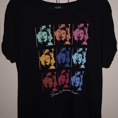 Guess T-shirt black, like new, size S