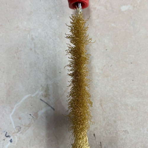 Brass wire hand brush new for grill cleaning