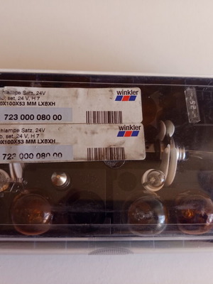 Narva Winkler Truck Lamp and Fuse Set 24V H7 like new