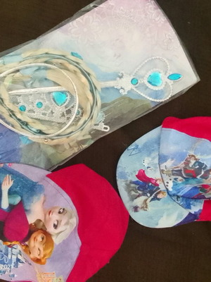 Σετ αξεσουάρ Frozen καινούργιο, πολύχρωμο