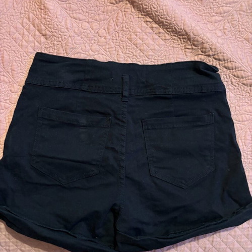 Shorts used, black, size approximately medium/small