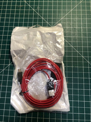 JAMEGA MHL αντάπτορας Micro USB σε HDMI καλώδιο, κόκκινο