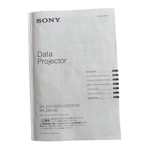 Sony VPL-DX120 data projector used