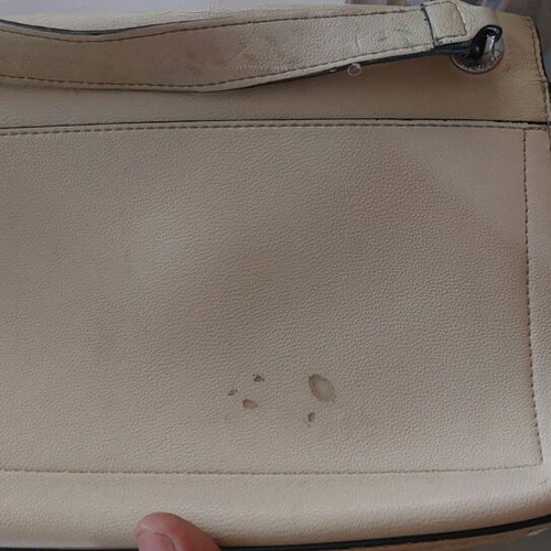 CK shoulder bag made of recycled materials with slight wear