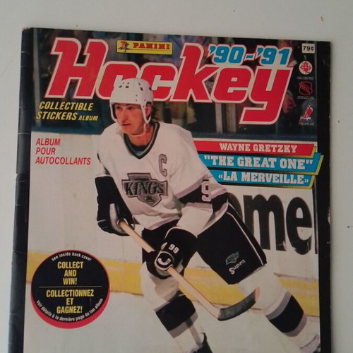 Panini Hockey 1990-91 Collectible Stickers Album like new