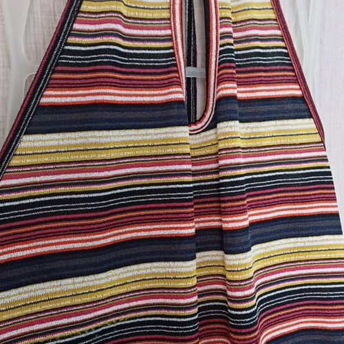 Zara long backless dress like new, multicolor