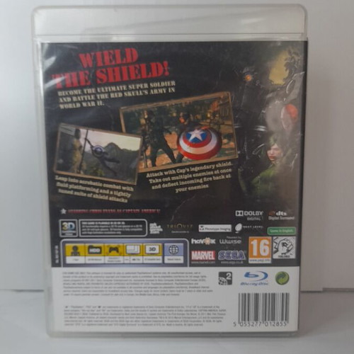 Captain America Super Soldier PS3 game, excellent condition, English version