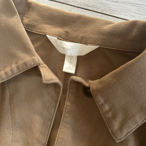 H&M jumpsuit beige, used, size M